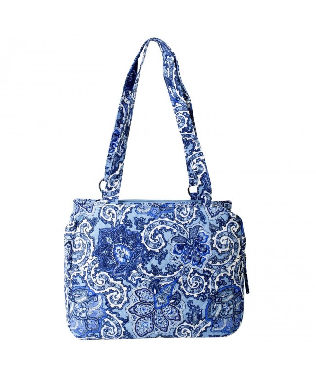 Waverly Triple Satchel Quilted Paisley
