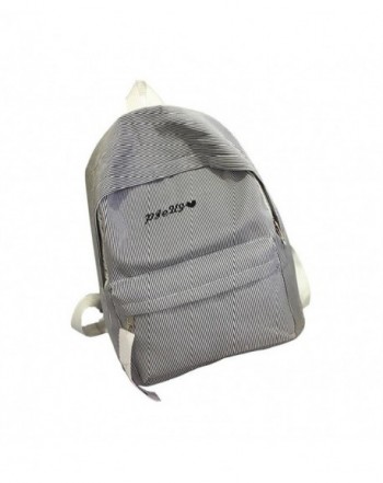 Backpack Durable Striped Shoulder Satchel