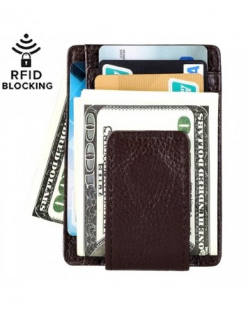 Pocket Wallet Leather Blocking Minimalist