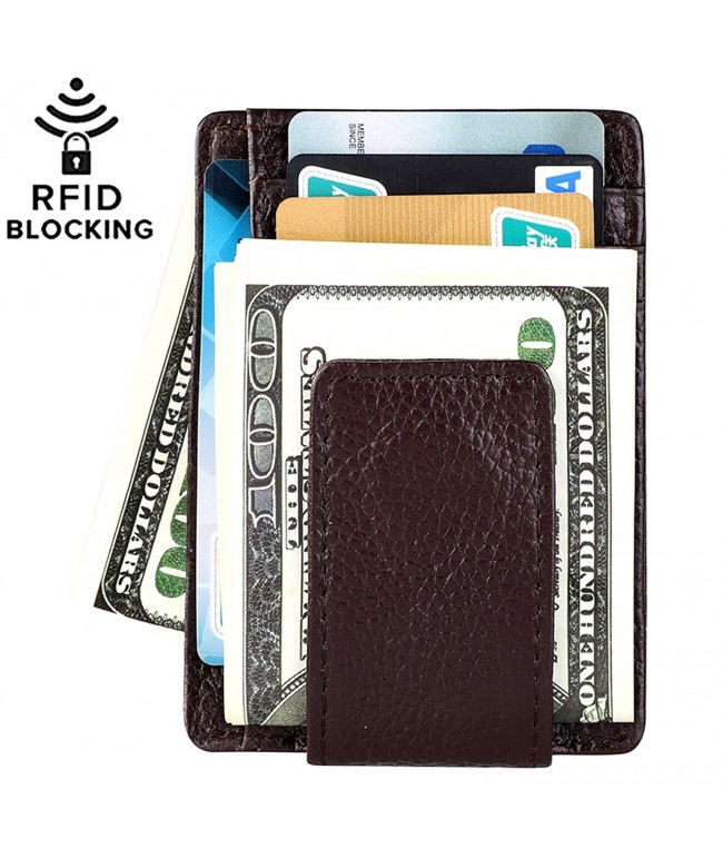 Pocket Wallet Leather Blocking Minimalist
