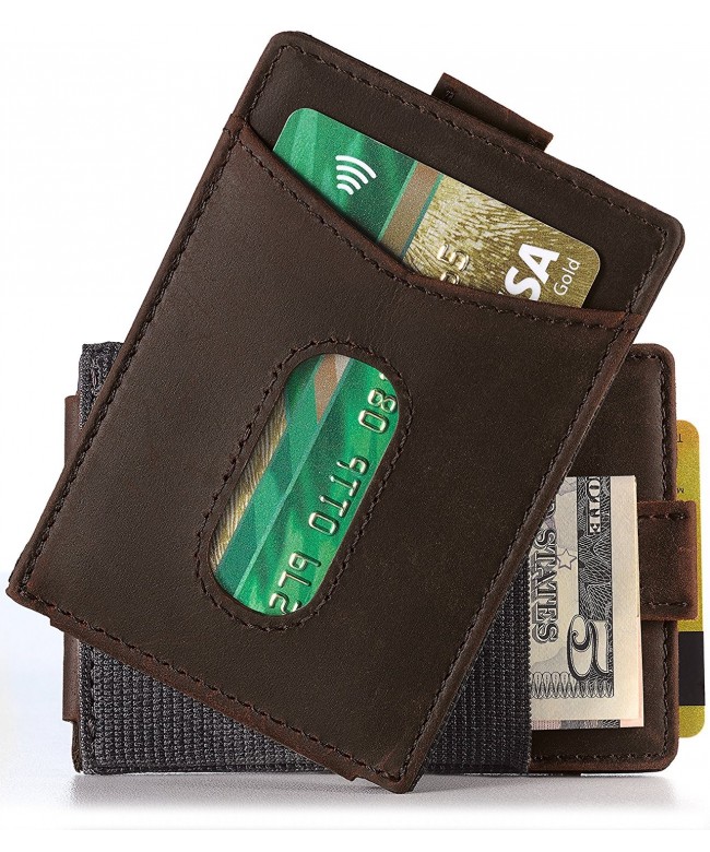 Pocket Minimalist Leather Wallet Holder