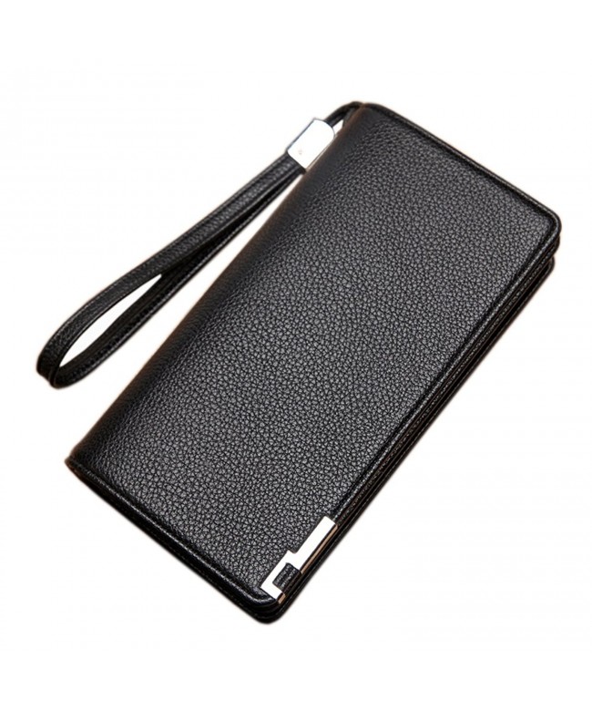 Litchi Pattern Leather Notecase Cellphone