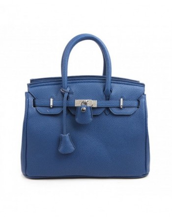 Women Handle Satchel Handbags Padlock