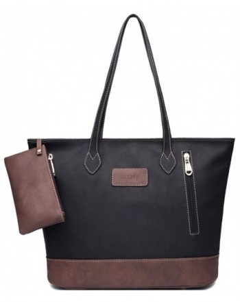 UTO Women Handbag PU Leather Purse Hobo Style Multi Pocktets Shoulder Bag