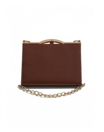 Snakeskin Clutch Handbag Detachable Chains