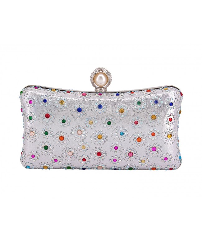 Naimo Colorful Rhinestone Evening Handbag