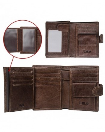 Blocking Leather Wallet Closure Genuine