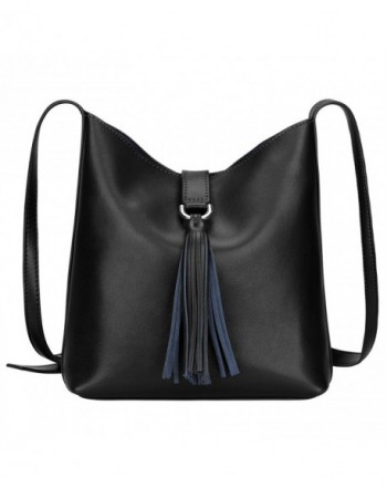 S ZONE Cowhide Leather Shoulder Cross body