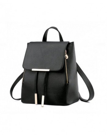 NAGU Leather Backpack Daypack Schoolbag