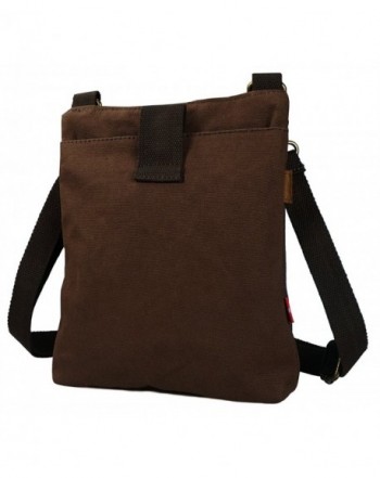 Vintage Canvas Crossbody Shoulder Bag Outdoor Travel Small Satchel Bag ...
