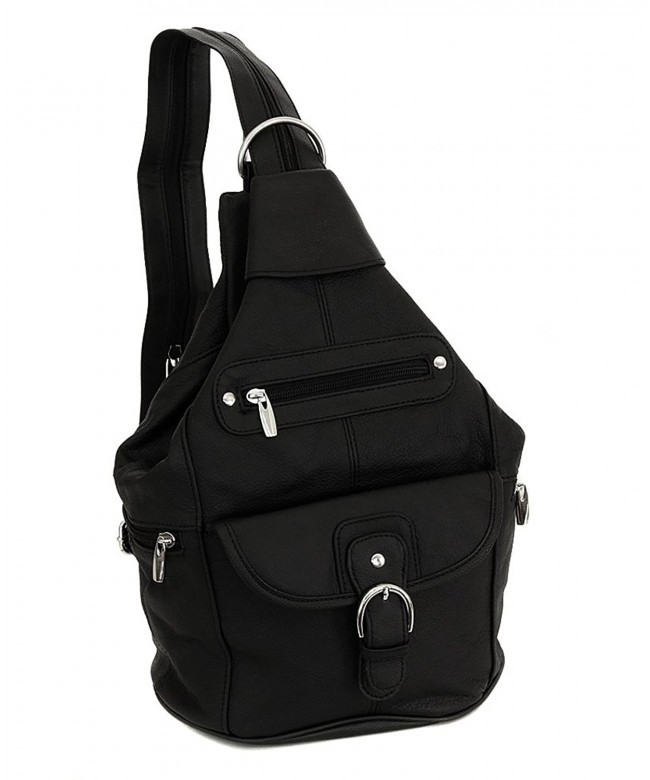 Womens Leather Convertible Backpack Shoulder