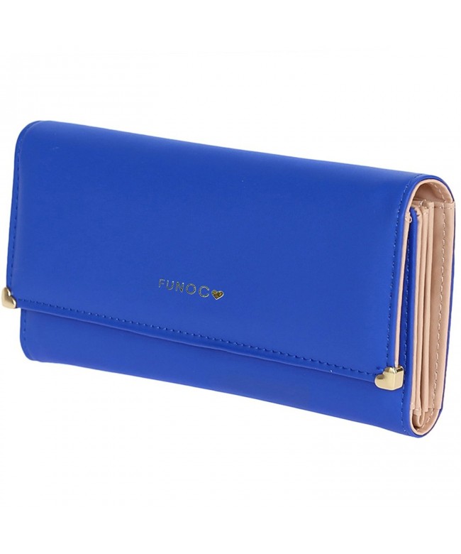 FUNOC Leather Wallet Credit Clutch
