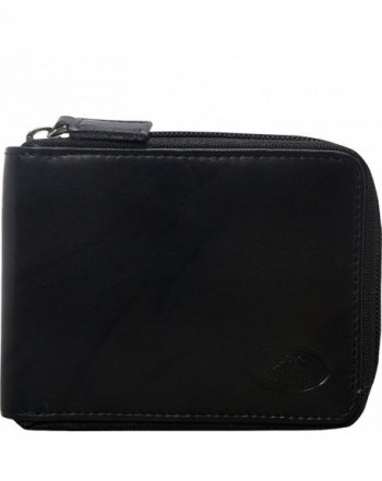 Mancini Leather Goods Zippered Removable