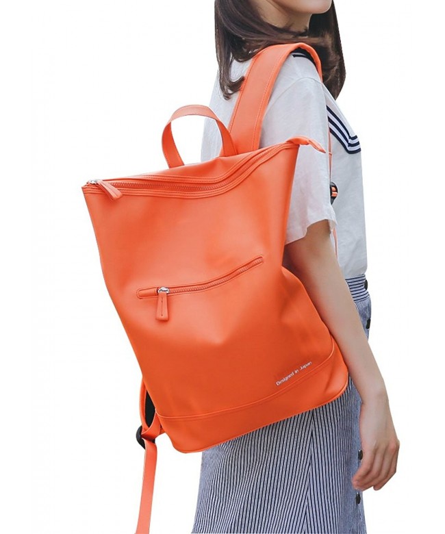Fashion Leather Backpack Teenagers Daypack