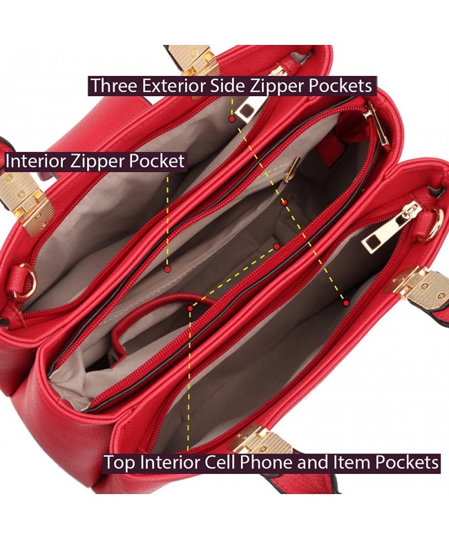 Women Handbags Top Handle Satchel Tote Purse Ladies Leather Shoulder ...