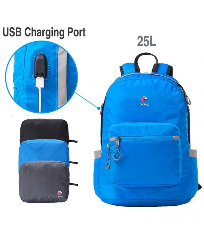 Crofull Foldable Backpack Waterproof Lightweight