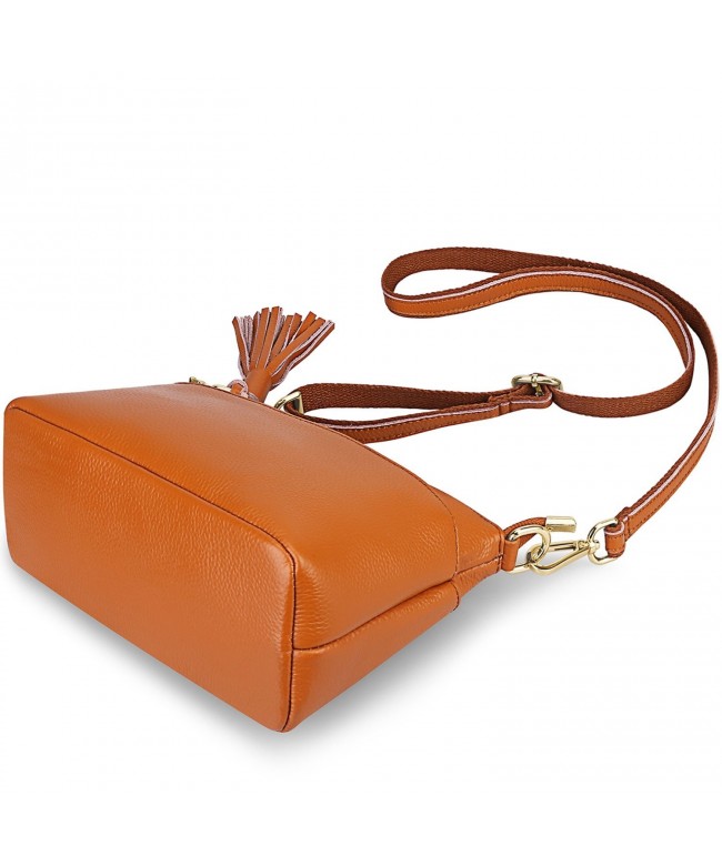 Women's Small Genuine Leather Multi Zipper Crossbody Bag Top-handle ...