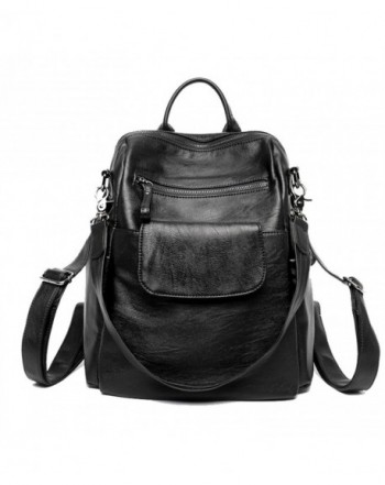 Leather Backpack Wraifa Handbag Shoulder