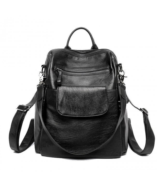 Leather Backpack Wraifa Handbag Shoulder
