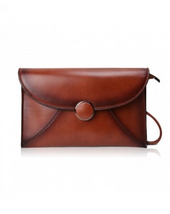 Lecxci Leather Wristlets Handbags Crossbody