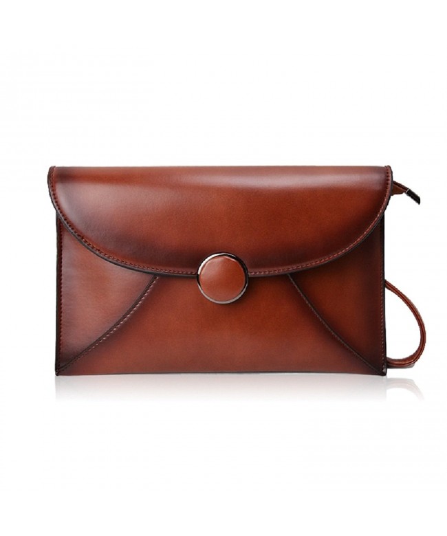 Lecxci Leather Wristlets Handbags Crossbody