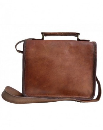 MNI small Leather messenger bag shoulder bag cross body vintage ...