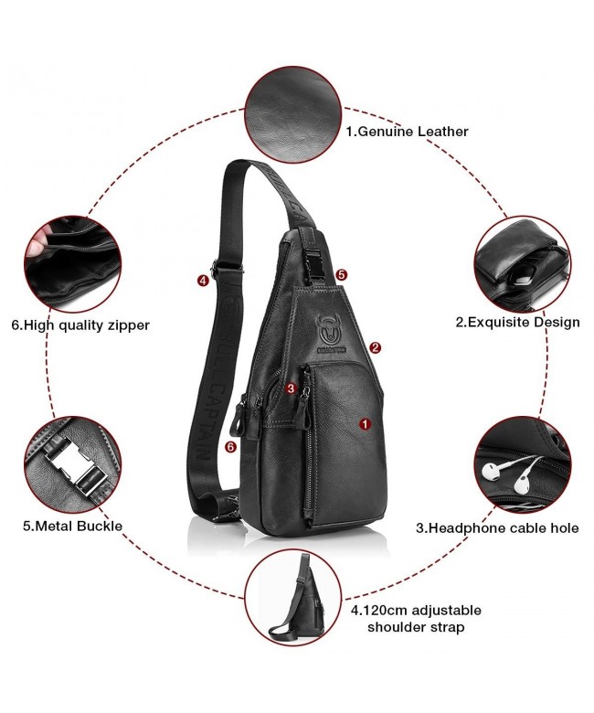 Charminer Crossbody Shoulder Business Backpack - Black - CX185HTS9NS