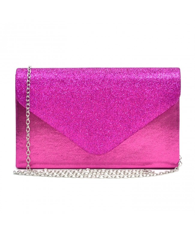 Envelope Handbag Evening Glitter Frosted