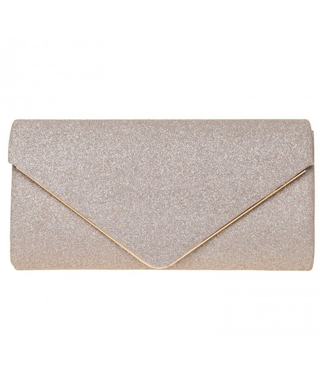 FASHIONROAD Evening Shining Envelope Handbag