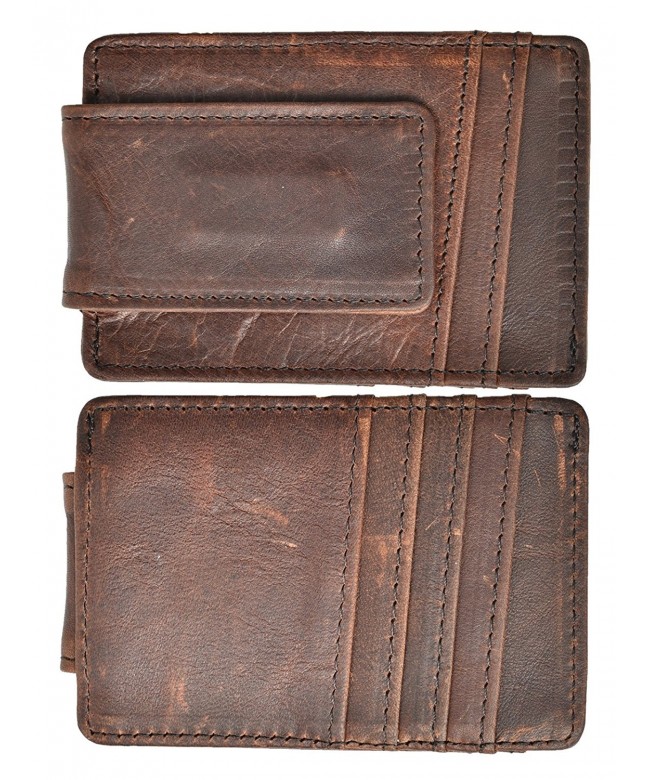 Hopsooken Pocket Wallet Leather Minimalist