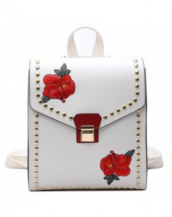 MSXUAN Fashion Embroidered Backpack Shoulder