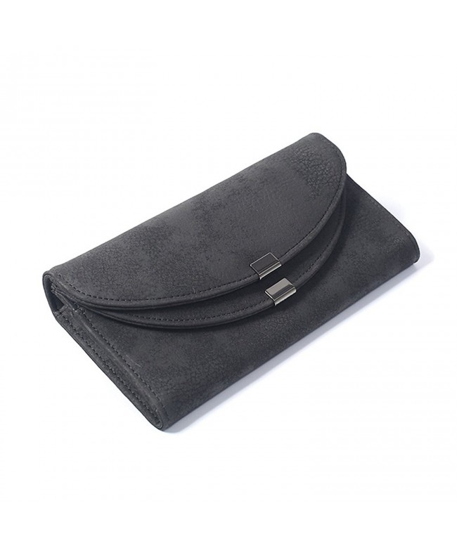JUMENG Wallet Leather Trifold Holders