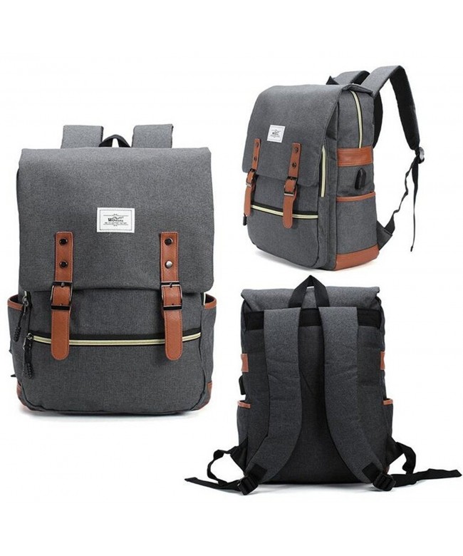 Multifunction Backpack Capacity Polyester - Gray - C31873KT2AT
