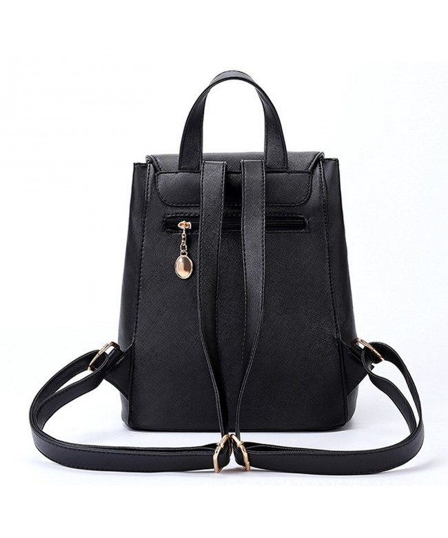 Casual Leather Backpack Peak Mall Shoulder Bag Stylish Lovely Daypack ...