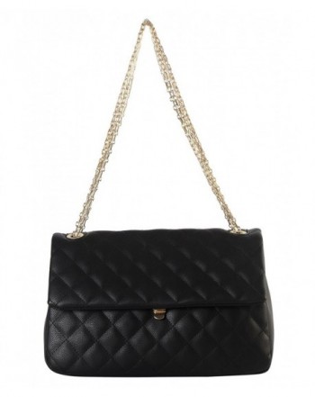 Diophy Leather Quilted Crossbody ZU 2690