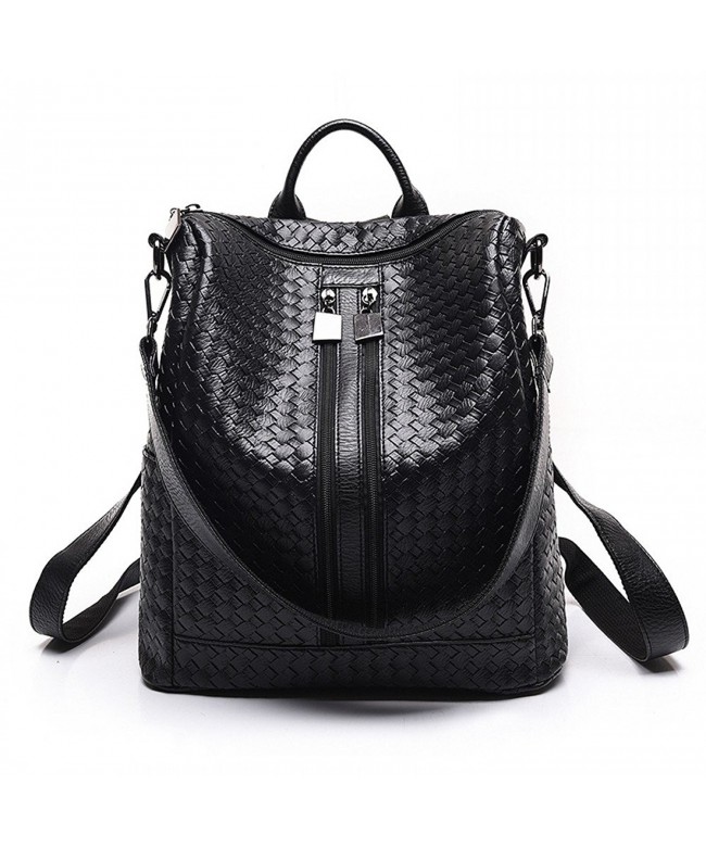 Classic Fashion Leather Backpack Shoulder