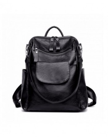 Artwell Backpack Leather Rucksack Shoulder