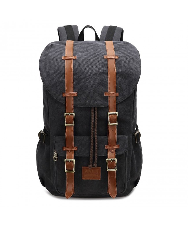 Canvas Laptop School Backpack Daypack