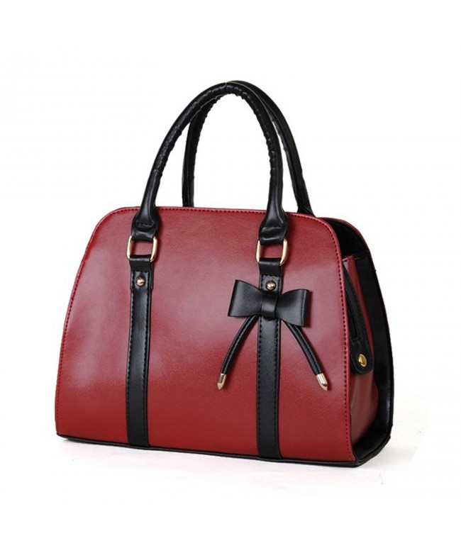 Qianle Leather Messenger Shoulder Handbag