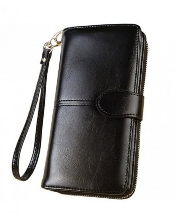 Wallets Blocking Trifold Leather Credit