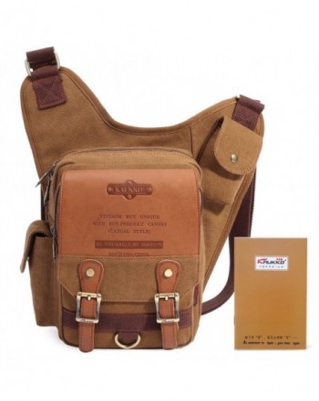 Shoulder Backpack Crossbody Messenger KAUKKO%EF%BC%88Khaki%EF%BC%89