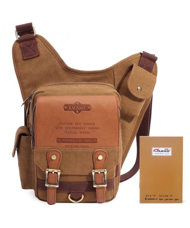 Shoulder Backpack Crossbody Messenger KAUKKO%EF%BC%88Khaki%EF%BC%89