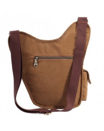 Retro Casual Shoulder Backpack Sports Canvas Handbag Crossbody ...