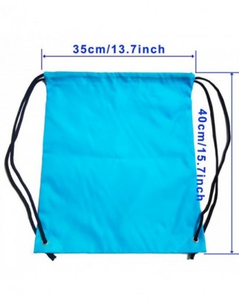 7 Pack Drawstring Backpack BagsSack Cinch Tote Gym Storage Backpack for ...