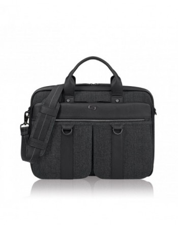 Solo Mercer Laptop Briefcase Black