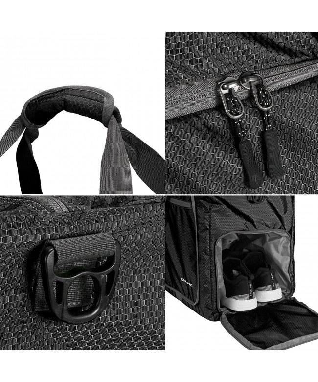Foldable Resistant Luggage Shopping - Black - CT17YZ9U76R