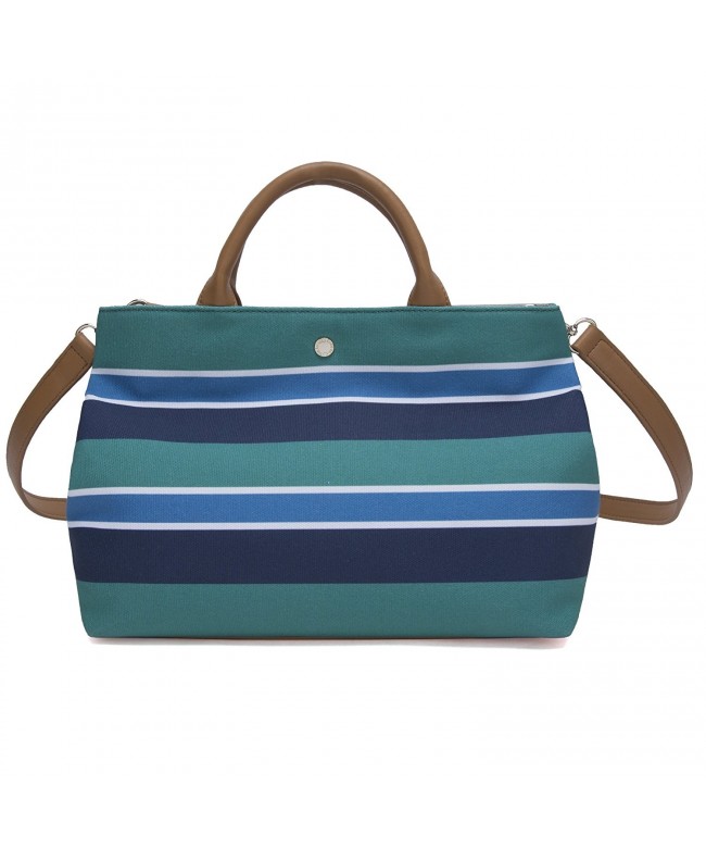 Lovely Tote Co Striped Crossbody