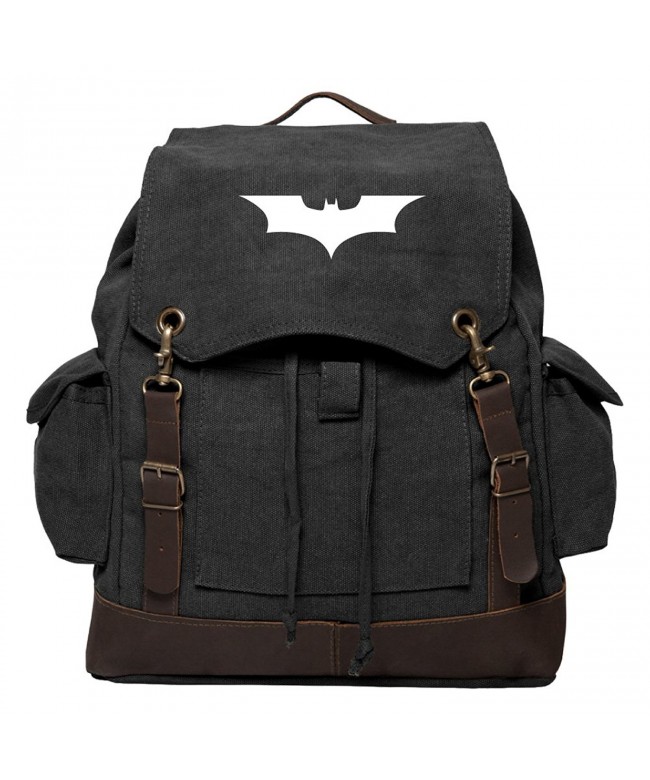Batman Begins Rucksack Backpack Leather