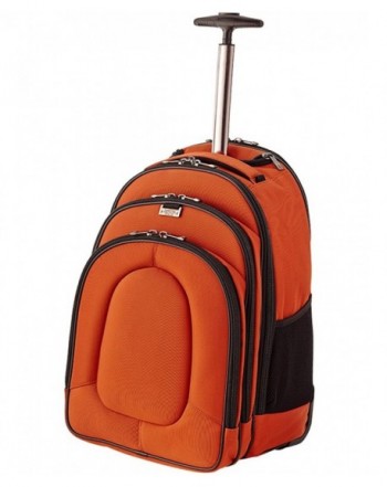 Landing Field Rolling Backpack Orange