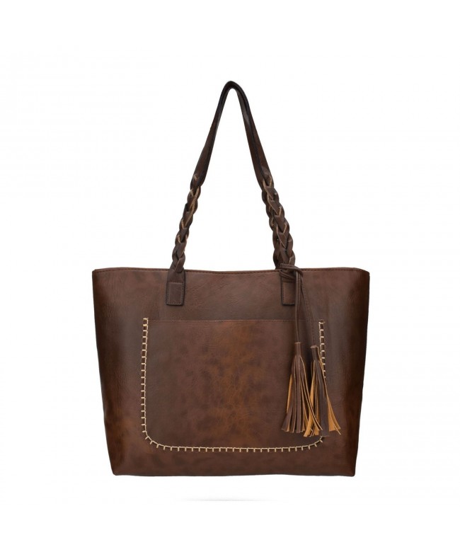 JIARUO Women Leather Shoulder Handbags